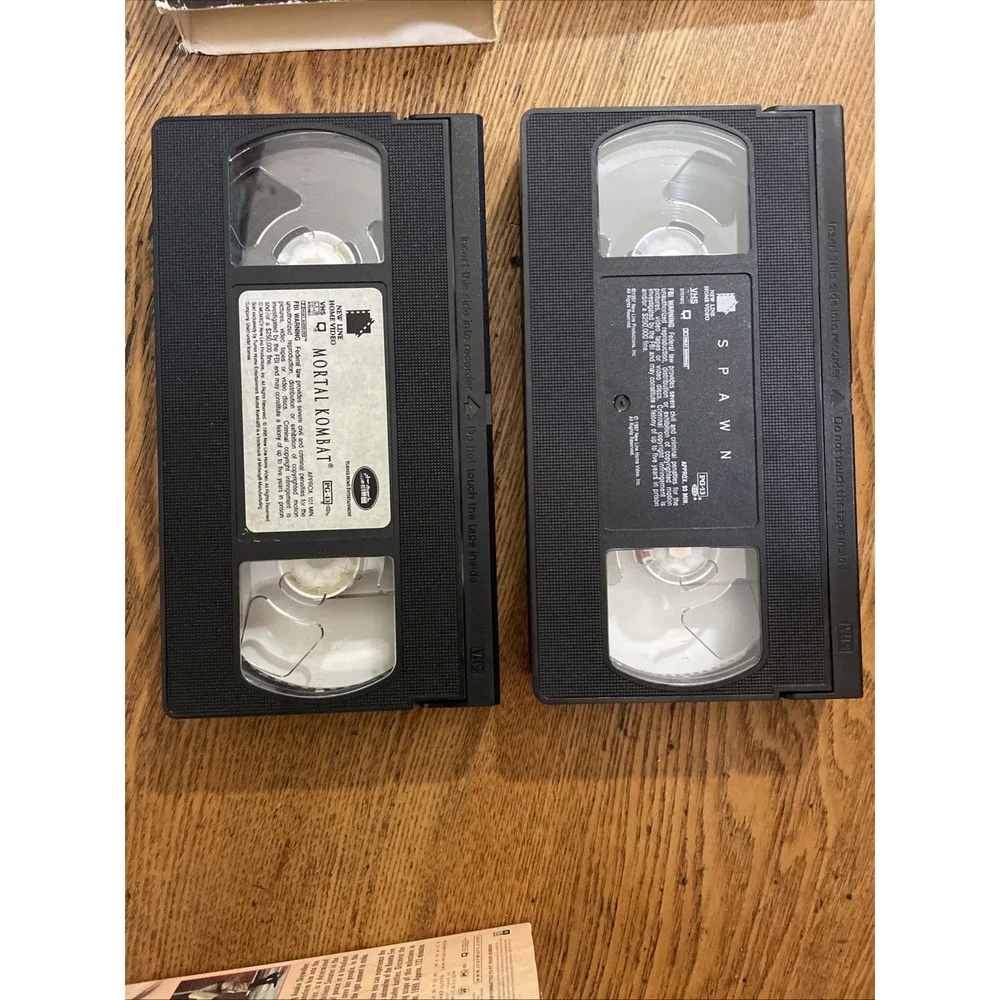 6 Vintage VHS - Highlander Twilight Zone Star Wars Mortal Kombat Spawn‎